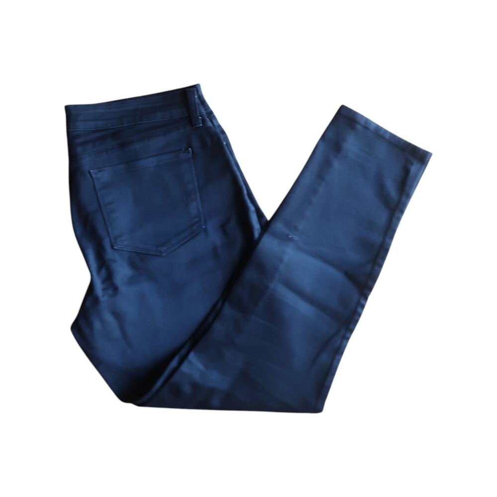 NYDJ ALINA LEGGING JEANS BLACK STRETCH DENIM PETITE 12P